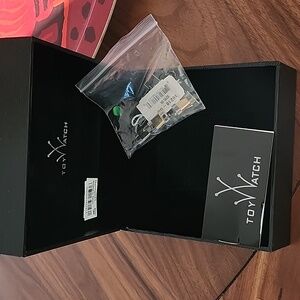 Toy Watch Black Box Only with Watch Parts (NO WATCH)
